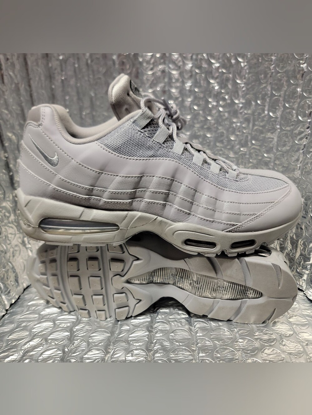 Nike Air Max 95 OG "Big Bubble Wolf Grey" sneakers Size 14